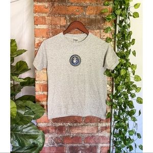 cropped soccer graphic tee